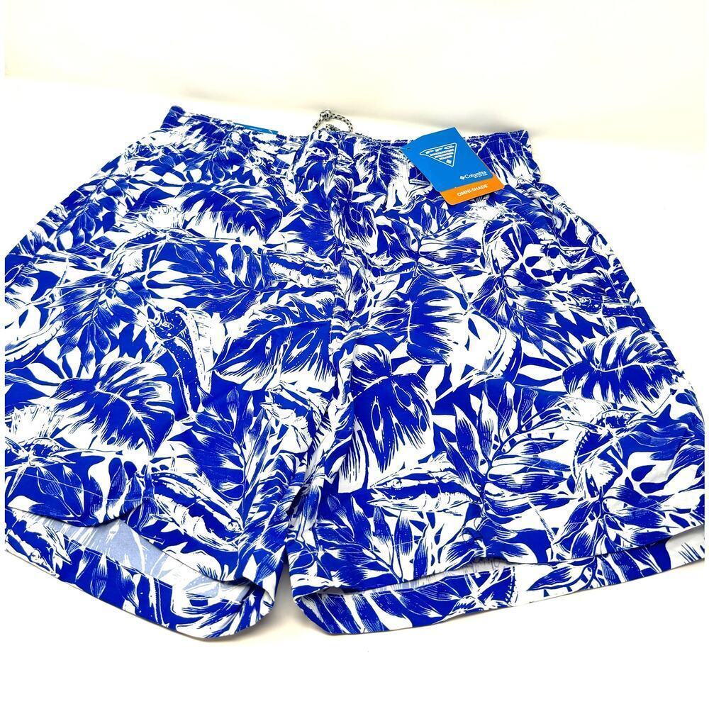 Columbia Mens PFG Clearwater Shores Omni-Shade UPF 50 Swim Trunk, Size S